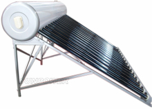 Stainless Steel Non-pressure vacuum tube Solar Water Heater 