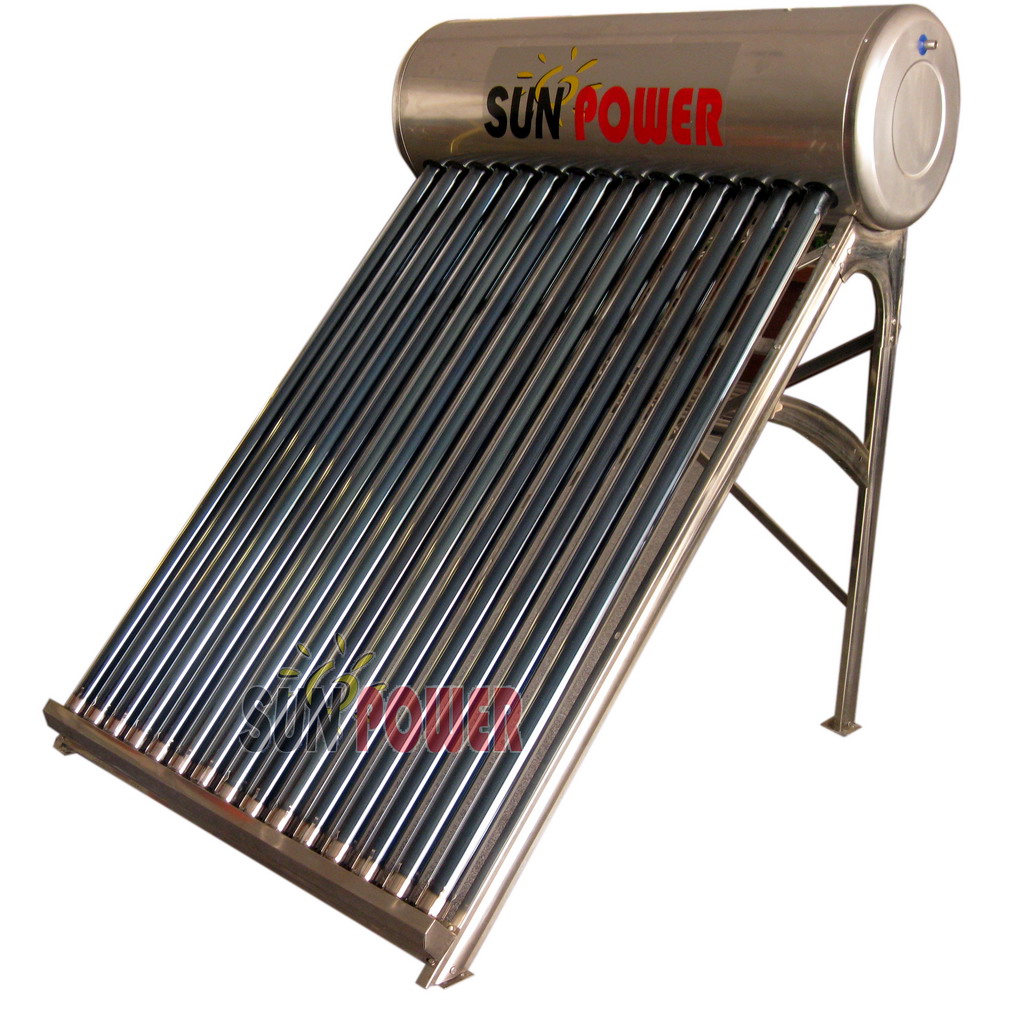 glass Non-pressure residential Solar Water Heater 
