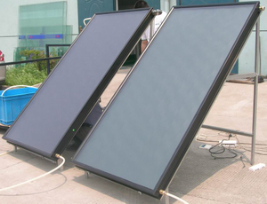 Flat Plate Solar Collector with Tempered Glass