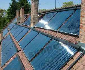 Rooftop Commercial Vacuum Tube Solar Water Heater