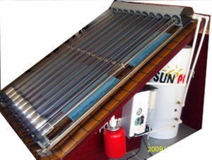 shower industrial heat pipe solar water heater